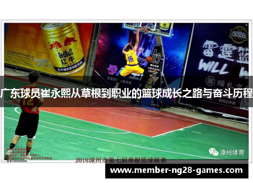 广东球员崔永熙从草根到职业的篮球成长之路与奋斗历程