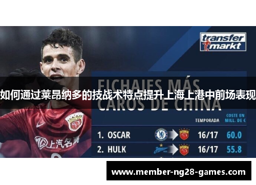 如何通过莱昂纳多的技战术特点提升上海上港中前场表现